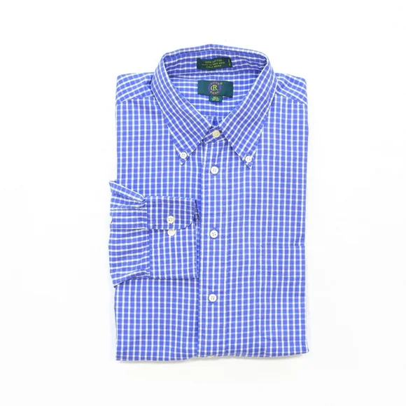 club room dress shirts Club Room Men's Regular Fit Solid Dress Shirt Cotton Blend Placid  Blue-M15-15.5